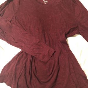 Maroon long sleeve